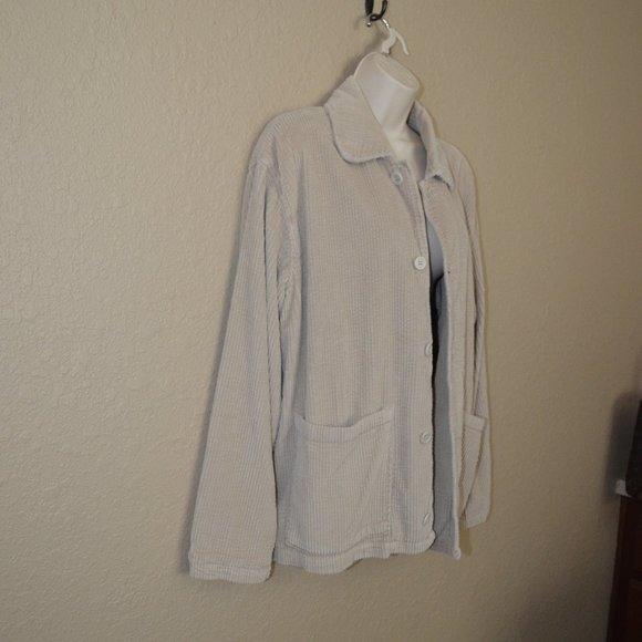 NWT $288 Sz M/L American Vintage Shacket Padow Corduroy Beige Jacket - Picture 6 of 9